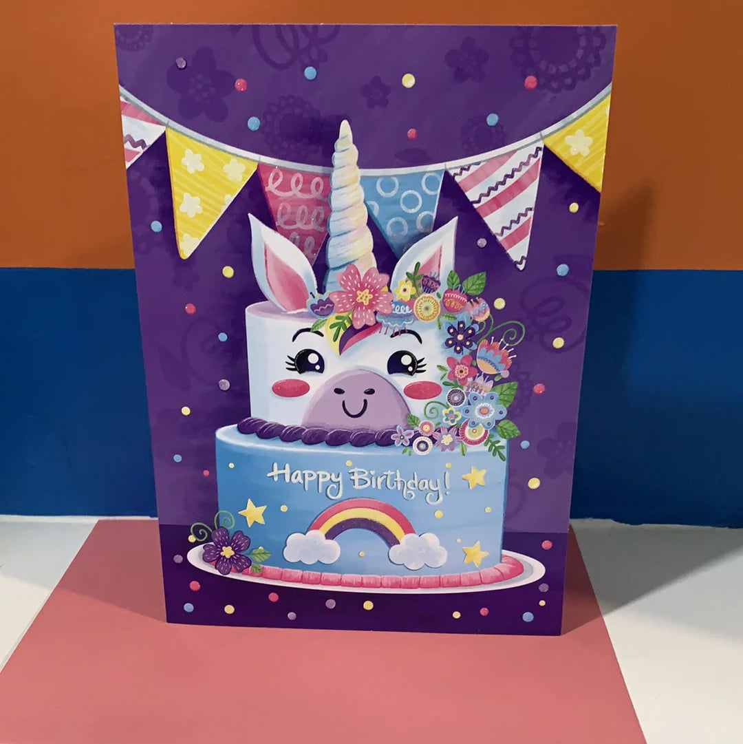 Card: Unicorn Cake