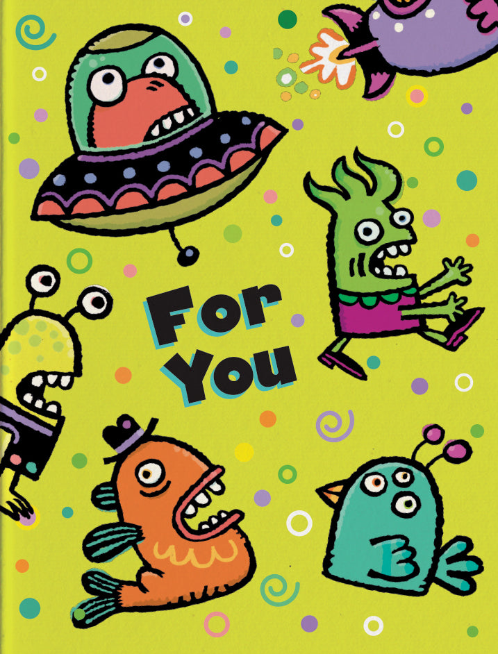 Monsters And Aliens Gift Enclosure Card