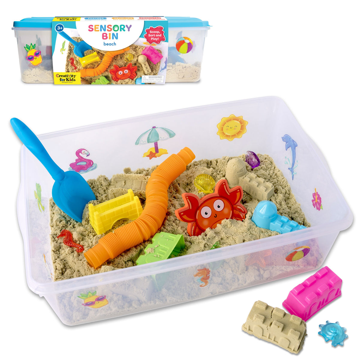 Sensory Bin: Beach