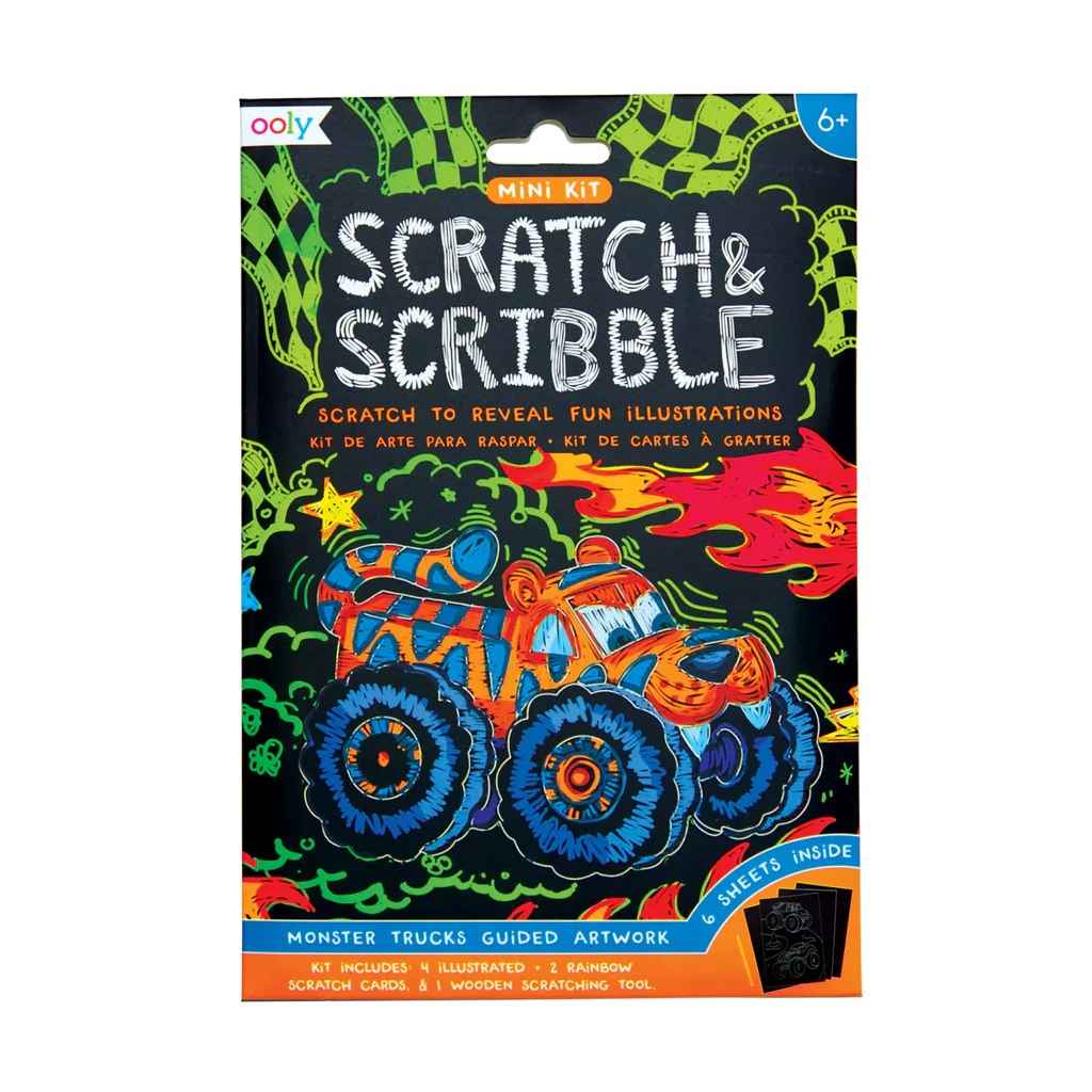 Mini Scatch & Scribble: Monster Trucks-