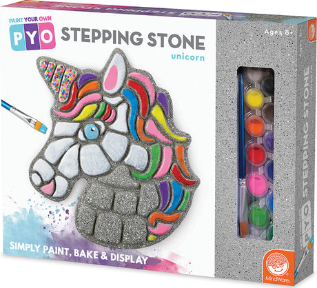 Paint-Your-Own Stepping Stone: Unicorn