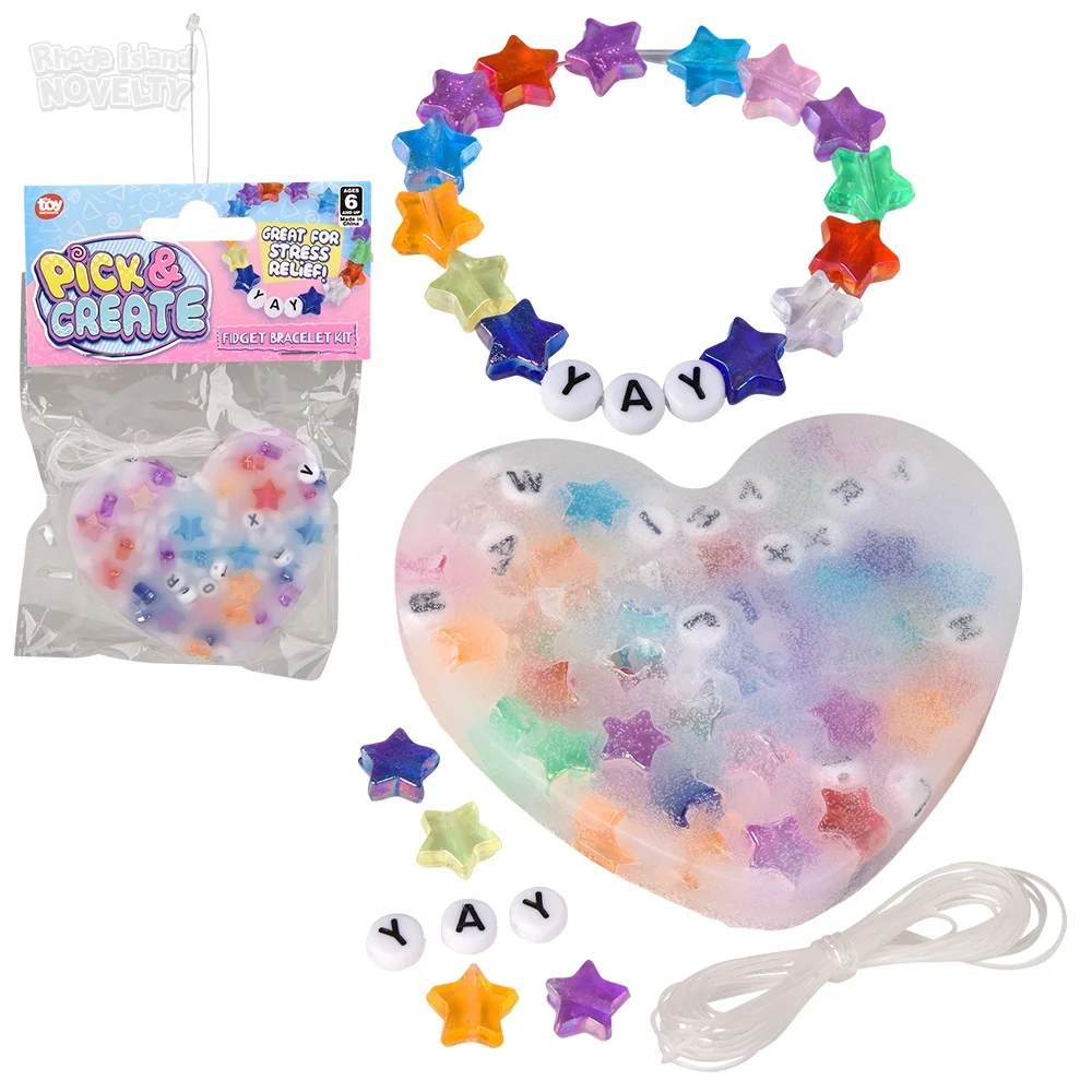 Pick N' Create: Heart Beaded Fidget Bracelet