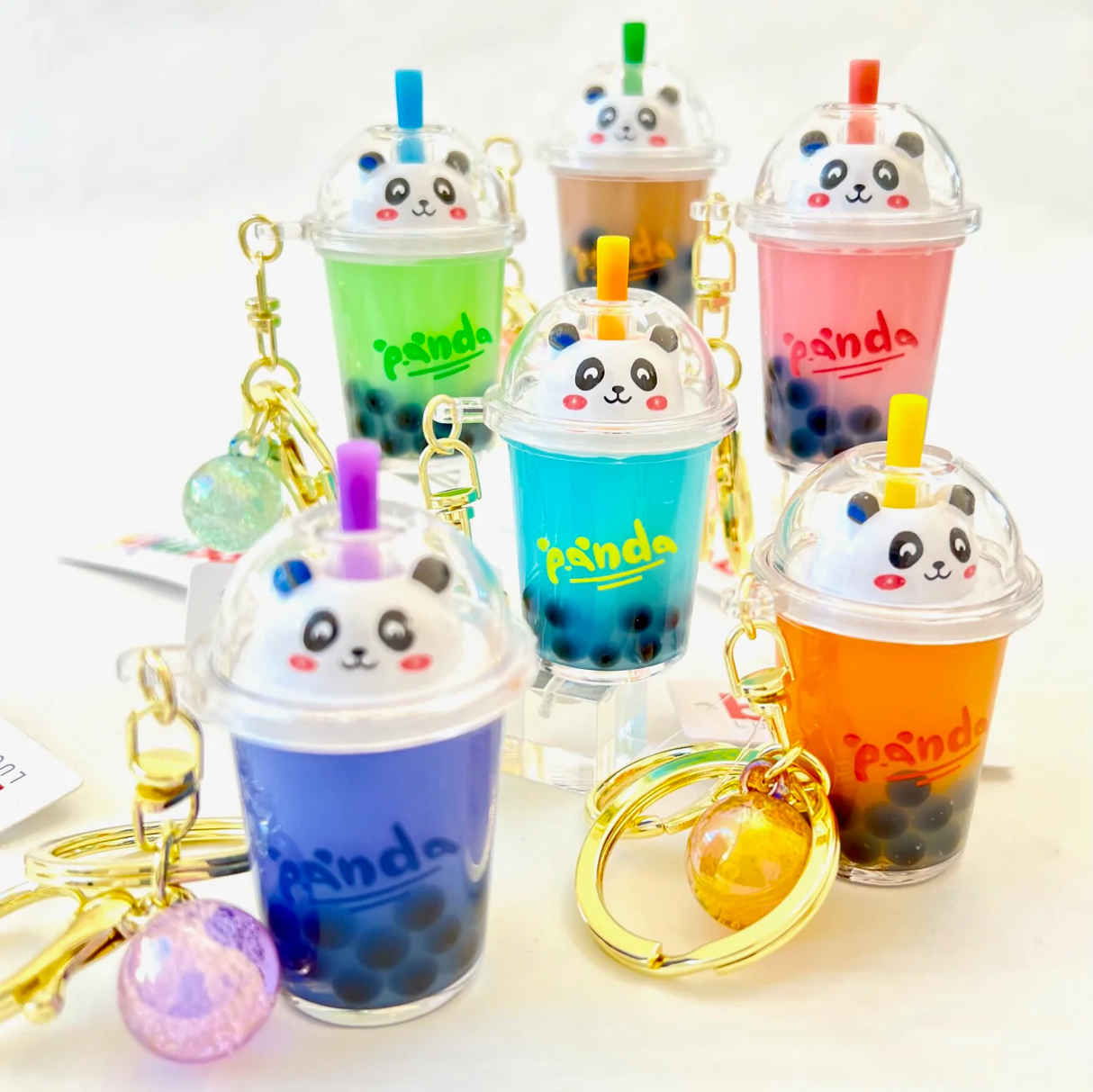 Keycharm: Panda Boba Tea