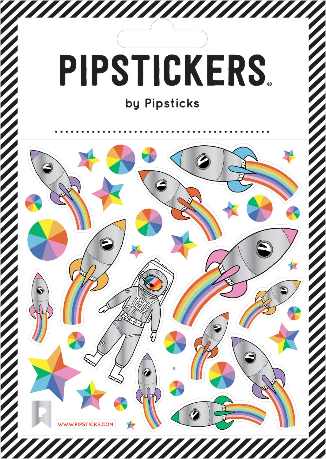 Stickers -  Houston...We Have A Rainbow (4x4)