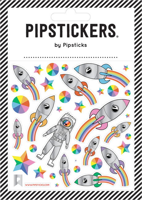 Stickers -  Houston...We Have A Rainbow (4x4)