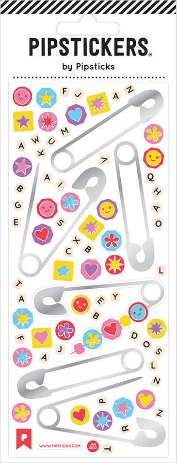 Stickers -  Friendship Pins (3x7)