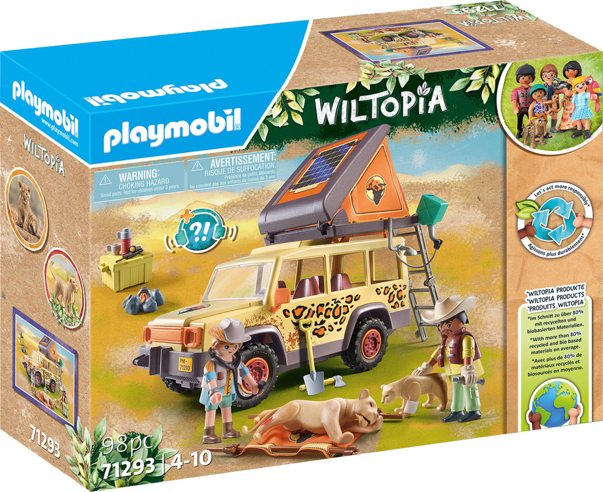 Playmobil Wiltopia - Cross-Country Vehicle with Lions