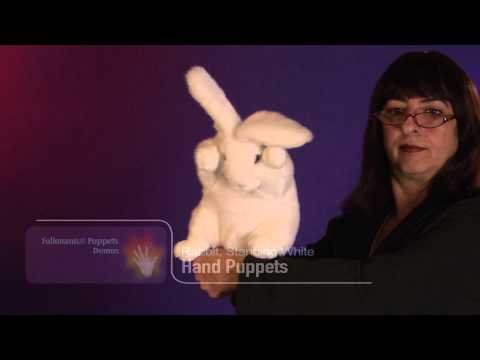 Puppet: Standing White Rabbit