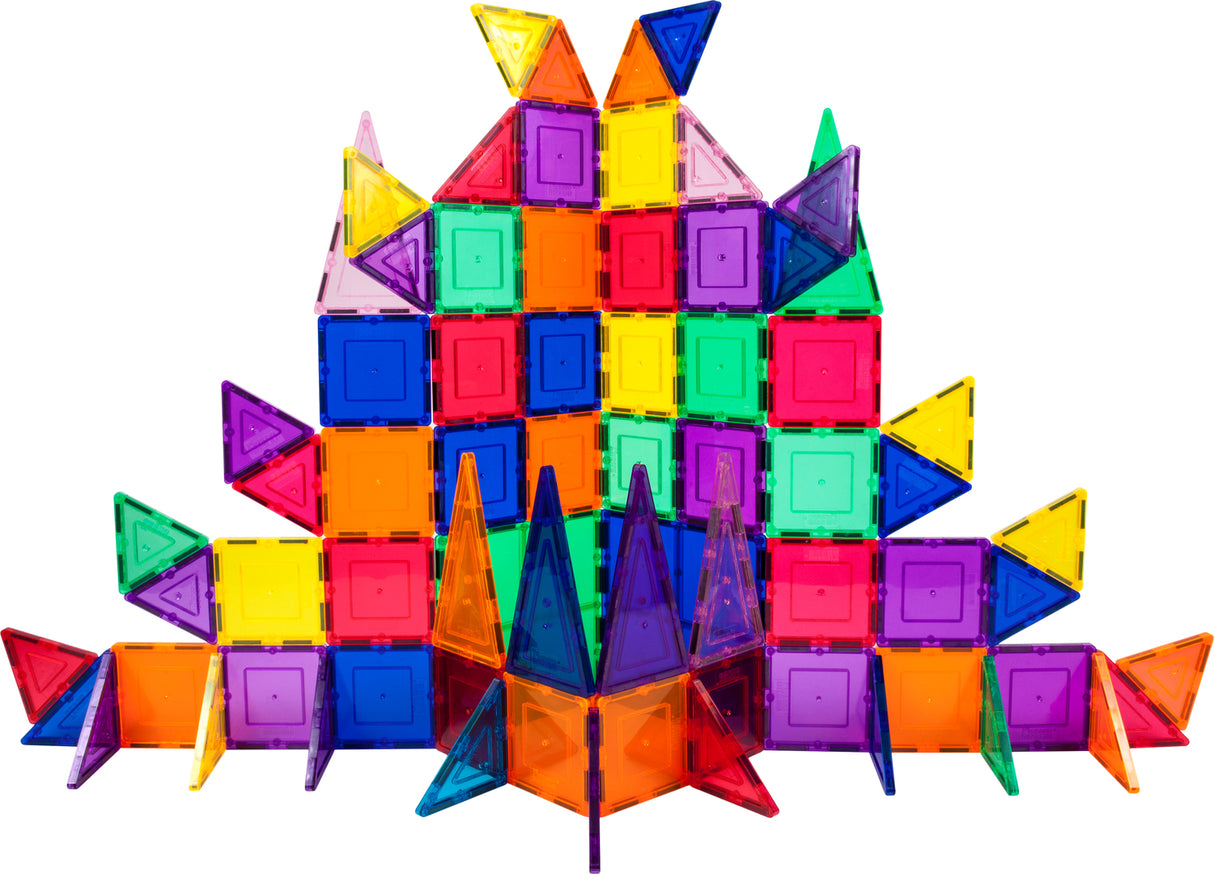 PicassoTiles 101 Piece Magnetic Tile Building Block Toy Set