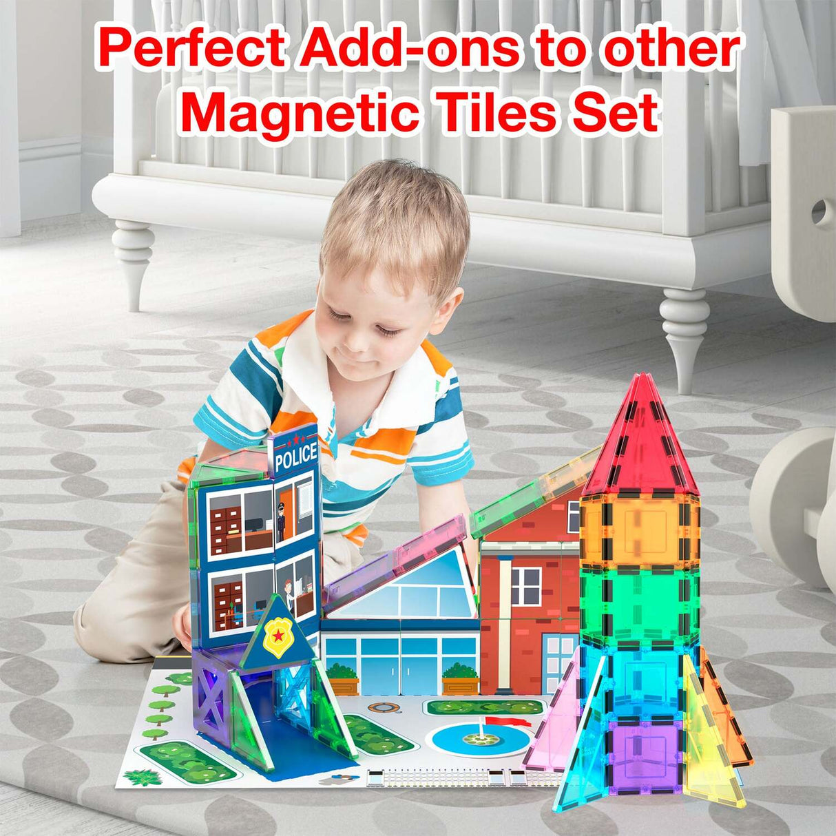 PicassoTiles 32pc Rocket Set