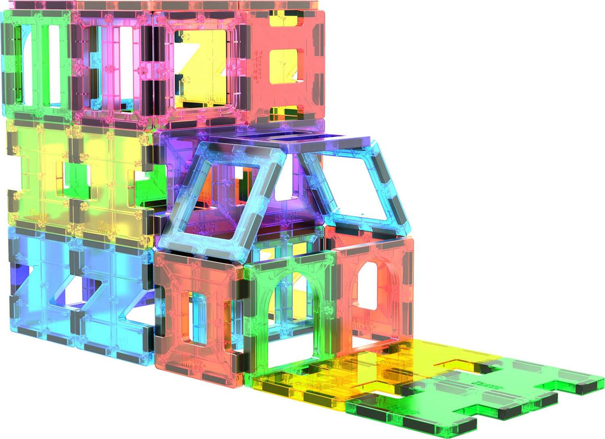 PicassoTiles 42pc Magnet Building Tiles 6 Different Shapes