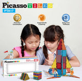 PicassoTiles 4 Piece Astronaut Character Figure Set