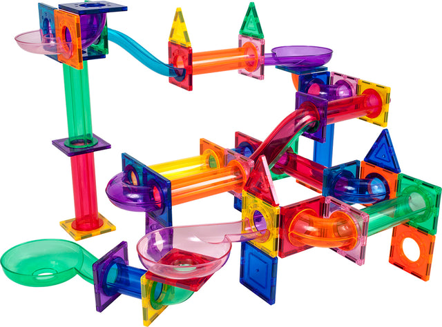 PicassoTiles 100pc Marble Run Building Blocks
