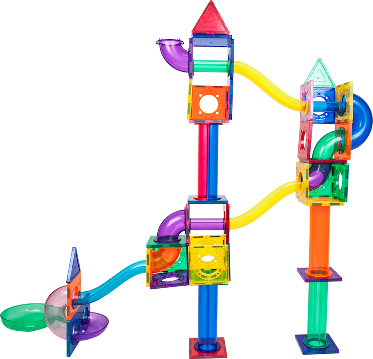 PicassoTiles 100pc Marble Run Building Blocks