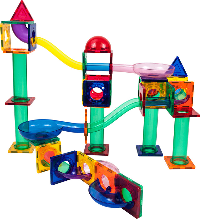 PicassoTiles 70pc Marble Run Building Blocks