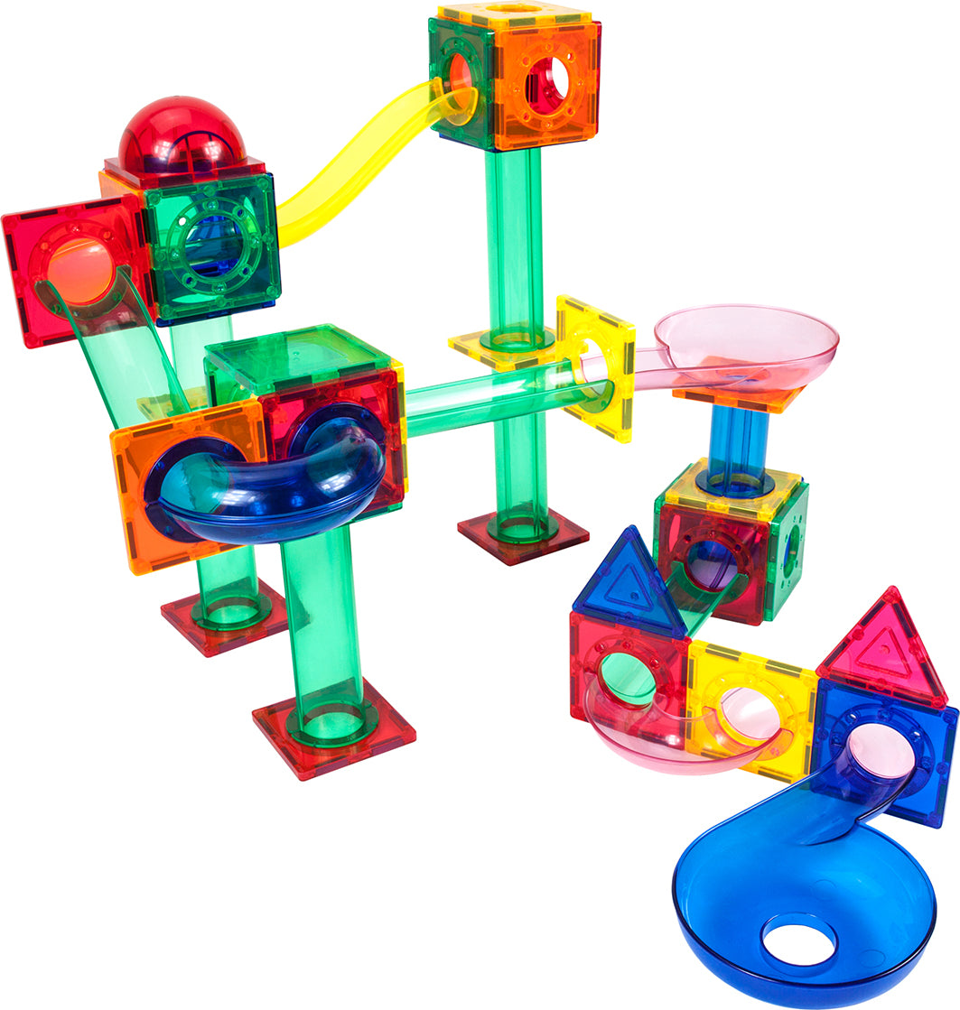 PicassoTiles 70pc Marble Run Building Blocks