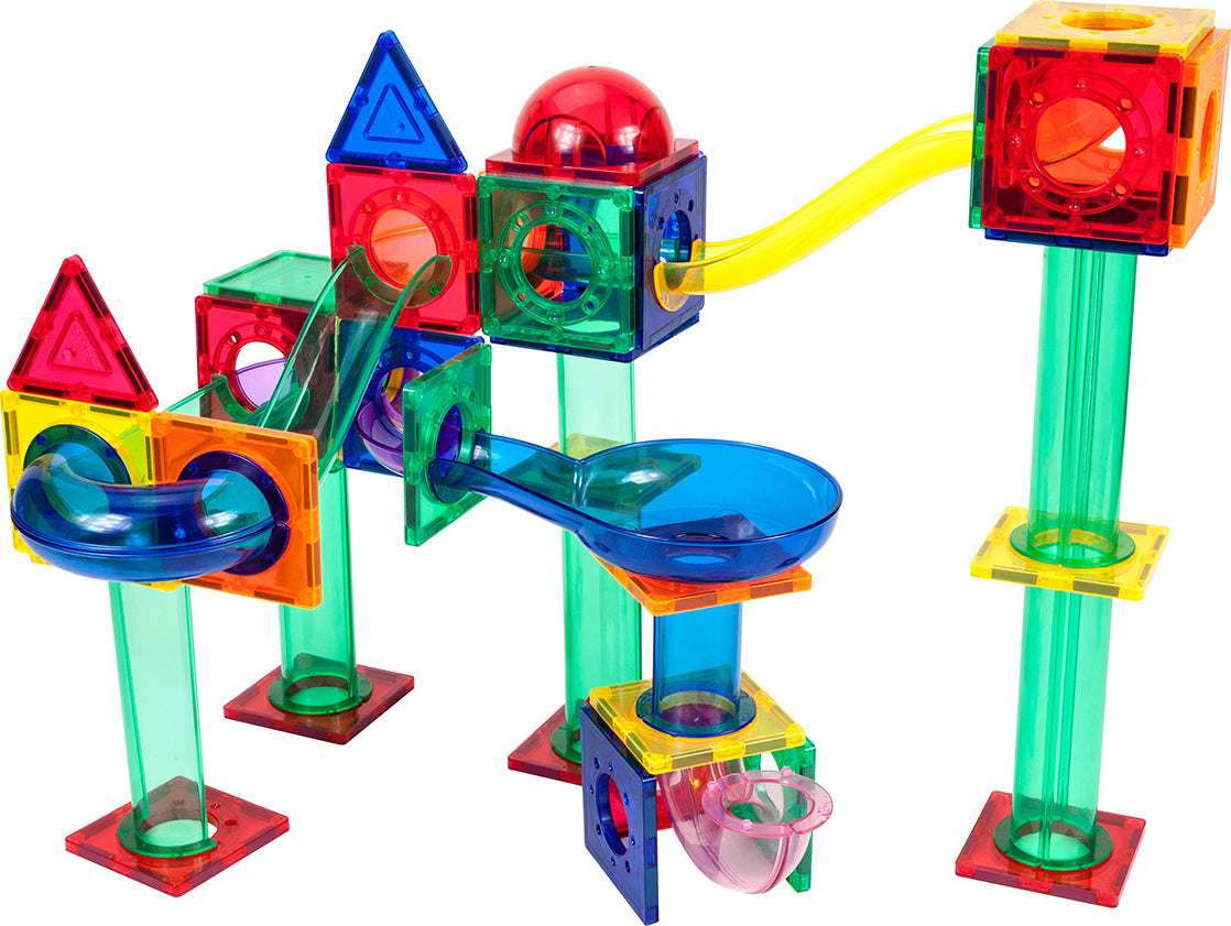 PicassoTiles 70pc Marble Run Building Blocks
