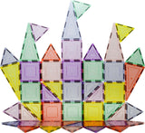 PicassoTiles Magnetic Tiles Building Set with Glitter Tiles