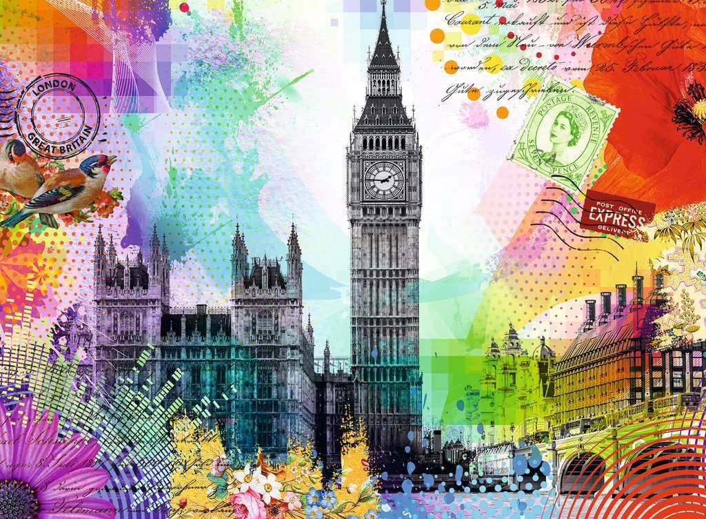 London Postcard (500 Piece Puzzle)