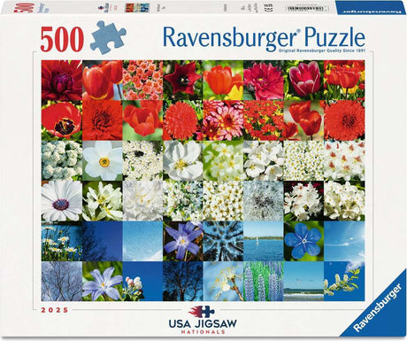 USA Jigsaw Nationals: Red, White and Blue Puzzle (500 pc)