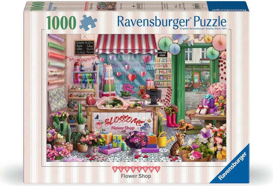 Blossoms Flower Shop 1000 Pc Puzzle
