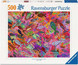 Fish in Fuchsia 500 Pc Puzzle
