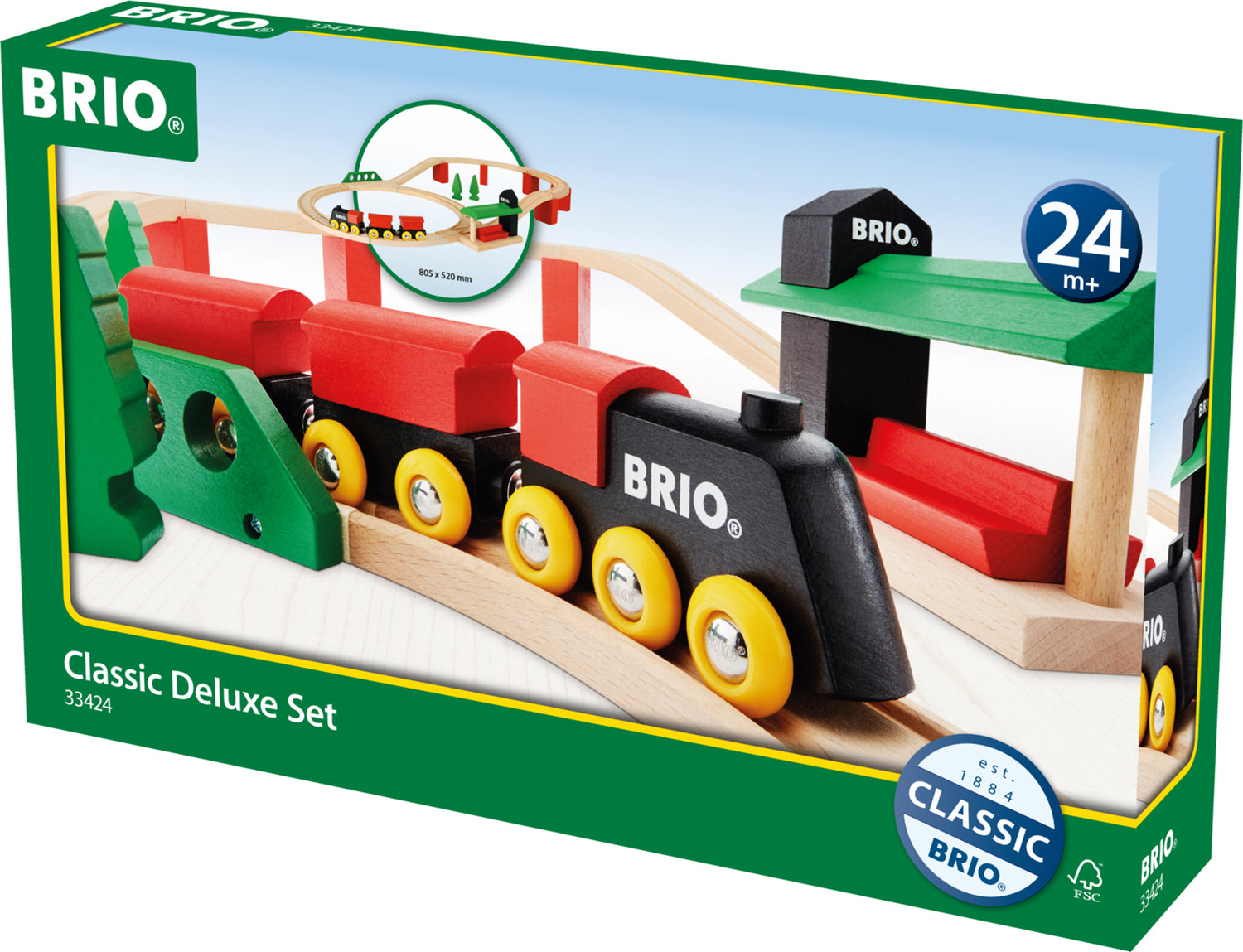 Classic wooden train set online