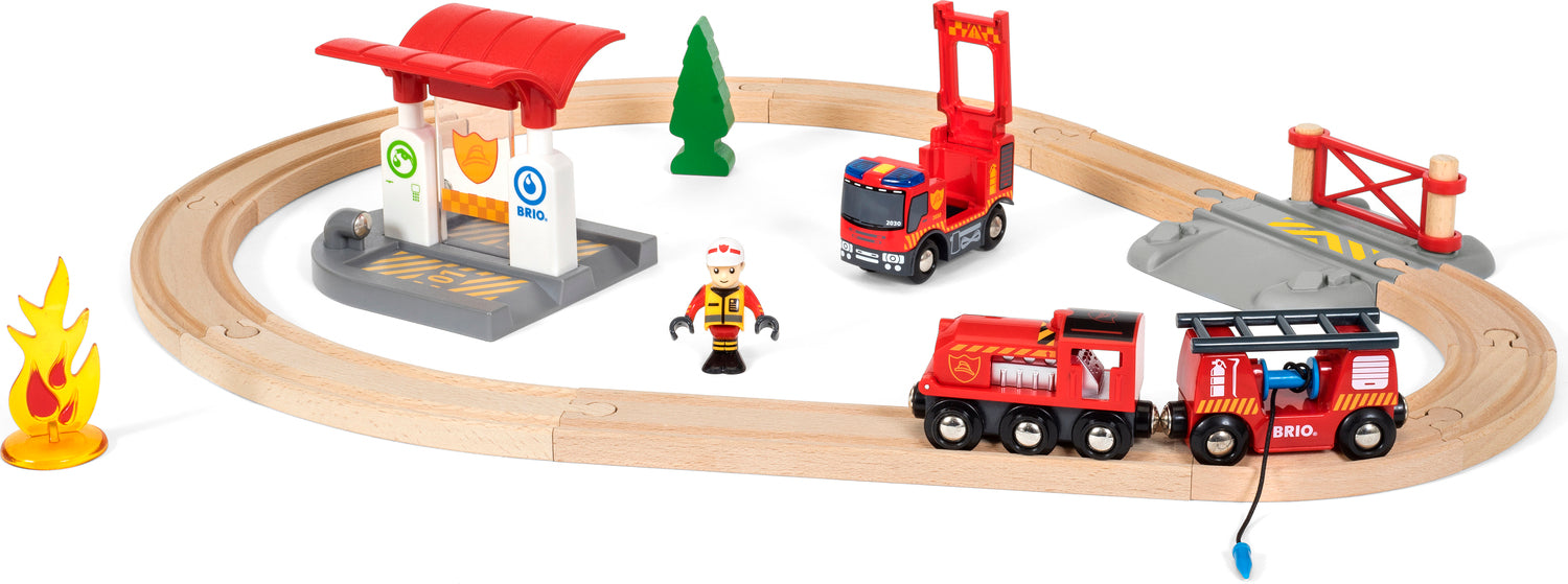 Brio Rescue Firefighter Set Calico Toy Shoppe