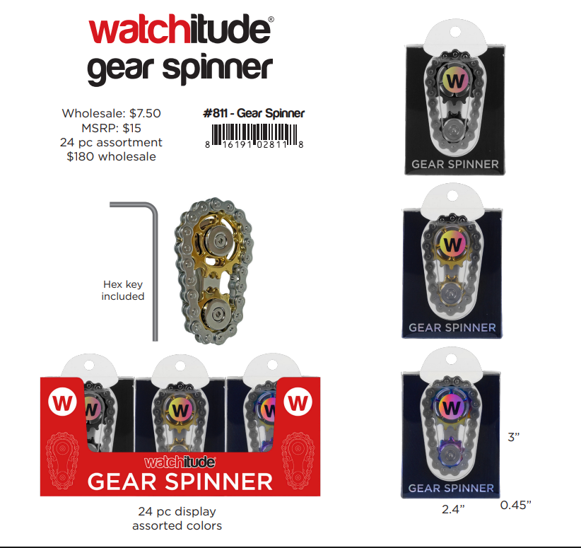 Gear Spinner Fidget