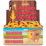 Key Ring: Rubber Chicken