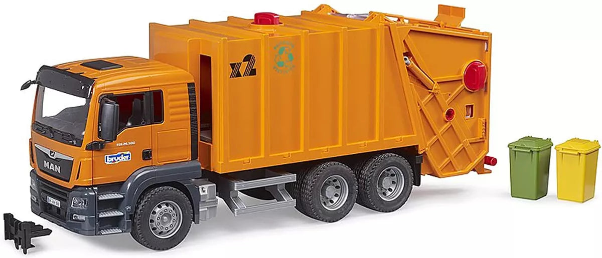 MAN TGS Garbage Truck Orange