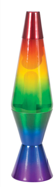 14.5" Rainbow Lava Lamp