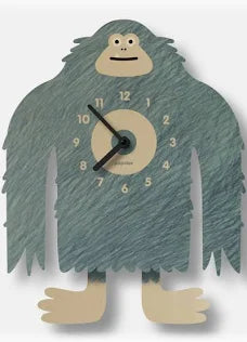 Wall Clock: Bigfoot Blue