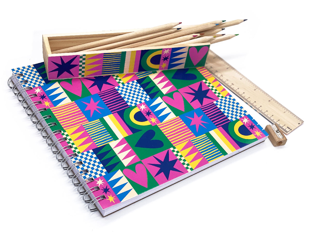 Pencil Box: Geo Love