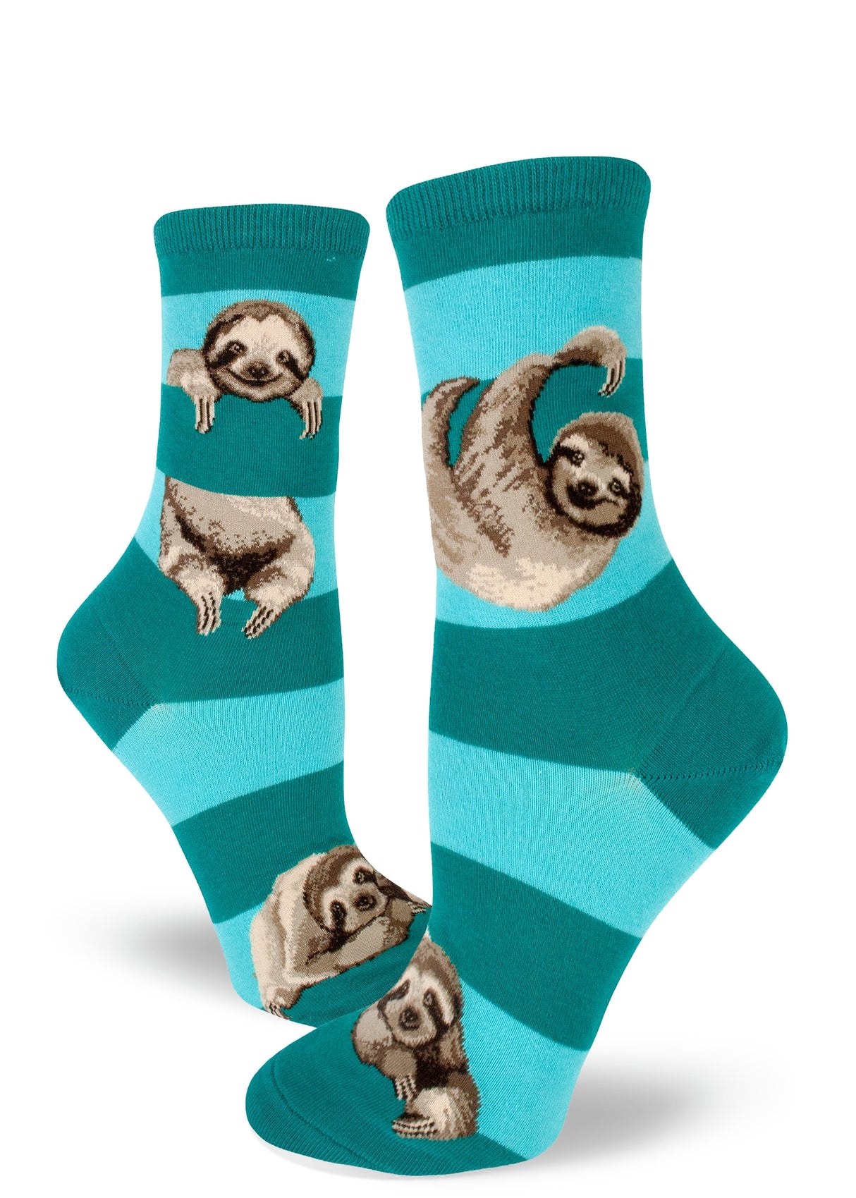 ModSocks: Sloth Stripe Teal W/C