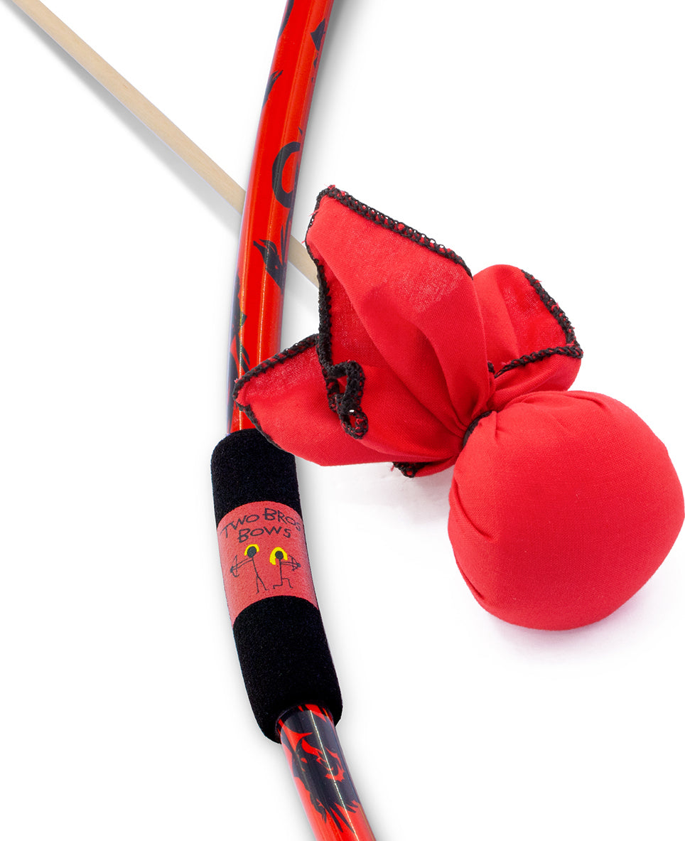 Dragon Bow with Red Arrow