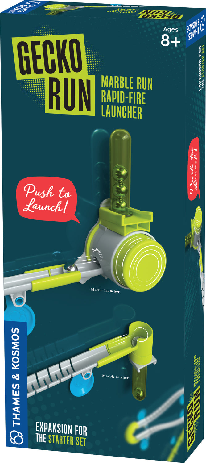Gecko Run: Marble Run Rapid-Fire Launcher Expansion Pack