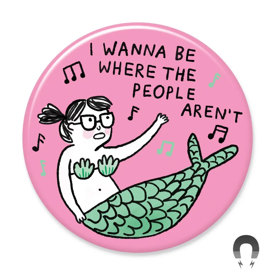 Round Magnet: Meh-maid