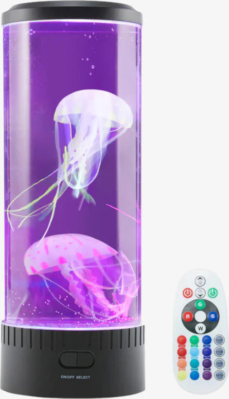 Jellyfish Lamp w/LED Lights 14"