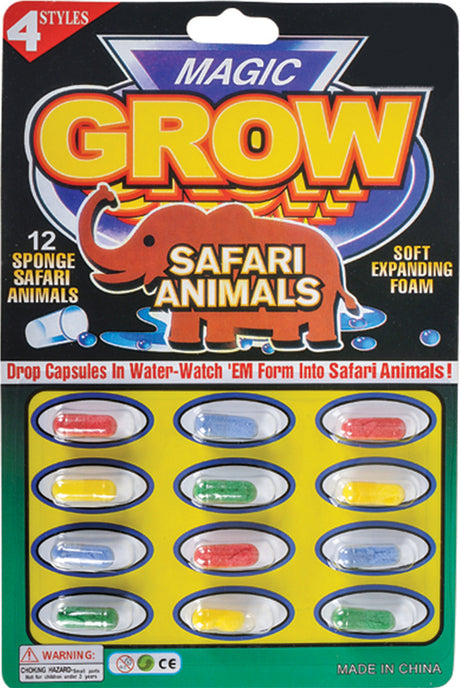 Magic Growing Animal Capsules