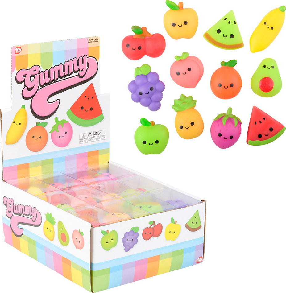 1.5" Gummy Fruit Assortment