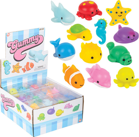 1.5" Gummy Sea Life Animals