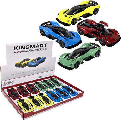 5" Diecast Aston Martin Valkyrie 12ct