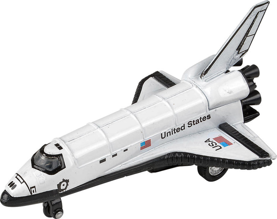 5" Die-cast Pull Back Space Shuttle