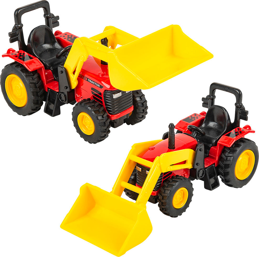 6" Die-cast Scoop Tractor