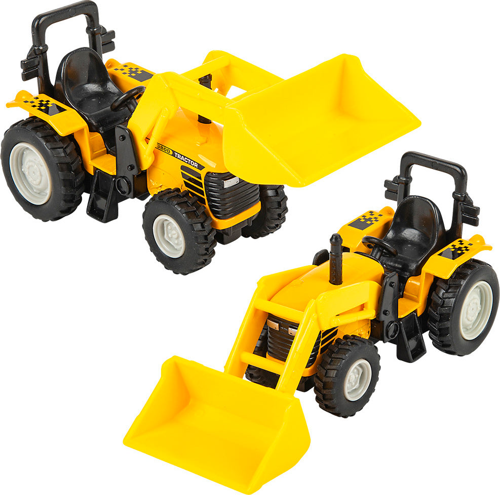 6" Die-cast Scoop Tractor