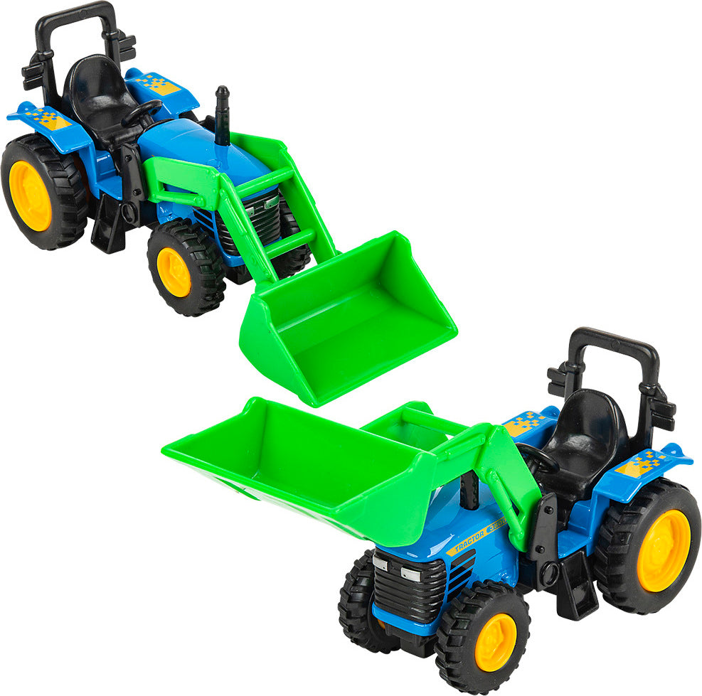 6" Die-cast Scoop Tractor