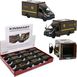 5" Diecast UPS Mercedes-benz Sprinter Box Truck 12ct