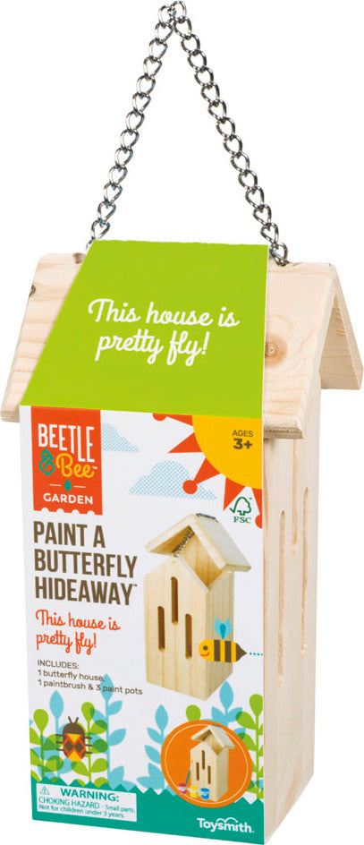 Beetle & Bee Paint a Butterfly Hideaway  