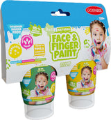 2.3oz Natural Face & Finger Paint 2-Pack (assorted)